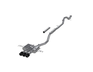 MBRP Exhaust 3" Cat Back Triple Rear Exit T304 CF Tips