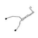 T304 Stainless Steel 3" Cat Back Dual Rear With Carbon Fiber Tips