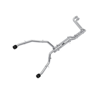 T304 Stainless Steel 3" Cat Back Dual Rear With Carbon Fiber Tips