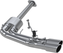 MBRP Exhaust 3in. Cat Back Exhaust Single Side Dual Outlet Pre Rear Wheel Exit AL 2015-20 F150
