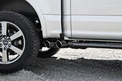 MBRP Exhaust 3in. Cat Back Exhaust Single Side Dual Outlet Pre Rear Wheel Exit AL 2015-20 F150