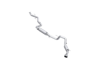 MBRP Exhaust T304 Stainless Steel 3 Inch Cat-Back for 2024-26 Toyota Tacoma Single Side Exhaust With Polished Tip.