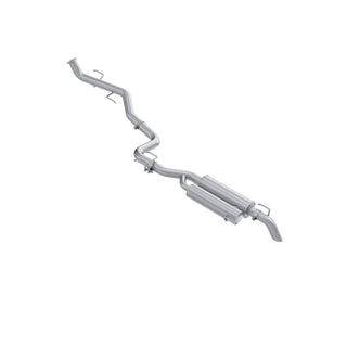 MBRP S5325AL Armor Lite 3 Inch Pre-Axle Turndown Aluminized Steel.