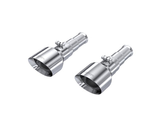 MBRP Exhaust 5in. OD Dual Wall Angle Cut Exhaust Tips Sold In Pairs.