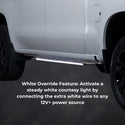 Putco 2011-2022 Dodge Durango Blade Rocker Kits Sideliners - Amber/White w/ White Override