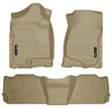 Husky Liners 07-13 GM Escalade/Suburban/Yukon WeatherBeater Tan Front & 2nd Seat Floor Liners