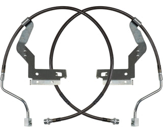Carli 17-23 Ford F250/350 SD Hardware Braided Brake Lines Leveling Front Only
