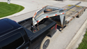 Gen-Y Spartan Torsion-Flex 5in Offset 4in SQ Tube Gooseneck 2-5/16in Coupler Standard Height