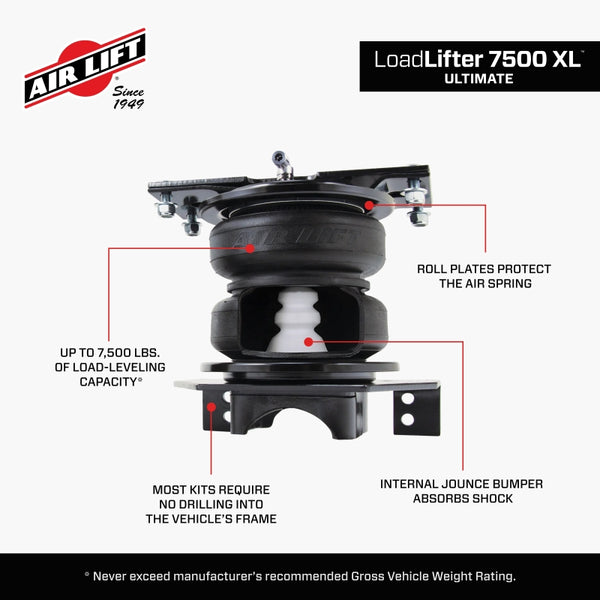 Air Lift LoadLifter 7500 XL Ultimate Air Spring Kit 2020 Ford F-250 F-350 4WD SRW