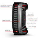 ANZO 22-24 Toyota Tundra (Does Not Fit LED Seq. Models) Z-Series Full LED Tail Lights - Pair