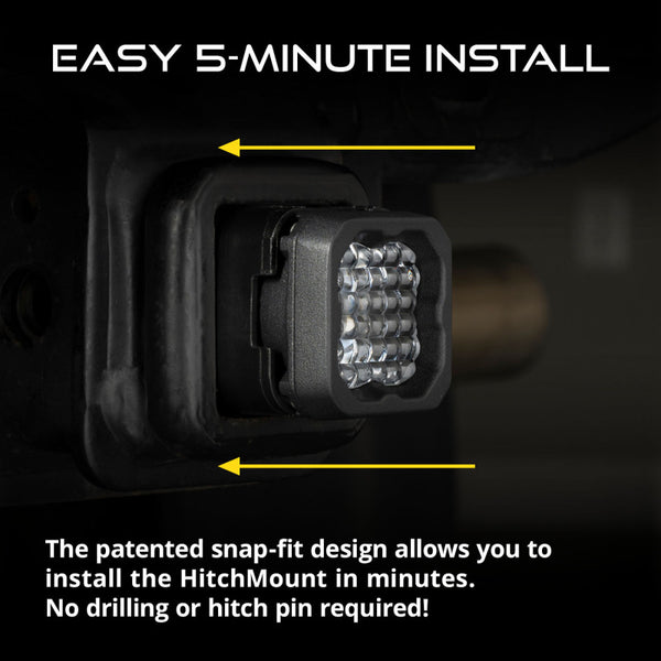 Diode Dynamics Hitch Mount LED Pod Reverse Kit for GMC Sierra 1500 2019-2023 C1R