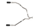 aFe Large Bore-HD 3 IN 409 Stainless Steel DPF-Back Exhaust System w/Black Tip RAM 1500 20-21 V6-3.0