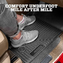 Husky Liners 14-18 Nissan Sentra Weatherbeater Black Front & 2nd Seat Floor Liners