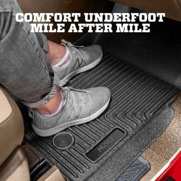 Husky Liners 2015 Ford Edge WeatherBeater Front & 2nd Row Combo Tan Floor Liners