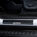 Putco 15-20 Ford F-150 - SuperCrew w/ F-150 Etching (4pcs) Black Platinum Door Sills