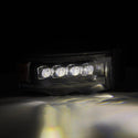AlphaRex 02-05 Dodge Ram 1500 NOVA LED Proj Headlights Plank Style Blk w/Activ Light/Seq Signal