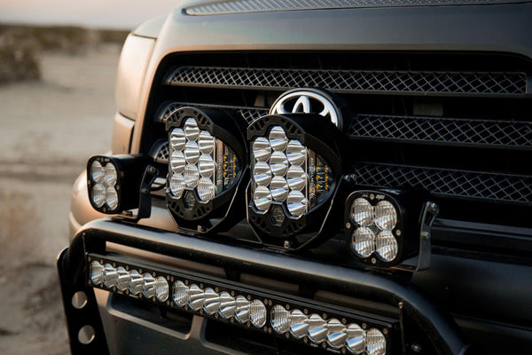 Baja Designs OnX6 Racer Edition 20-Inch Straight LED Light Bar, Clear Racer Spot, No Harness