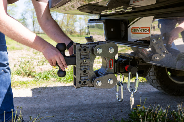 Gen-Y The Boss Torsion-Flex 2.5in Shank 6in Drop 21K Hitch w/GH-061 Dual-Ball/GH-062 Pintle Lock