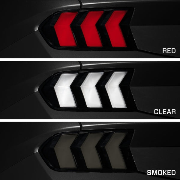 Form Lighting 2024+ Ford Mustang Sequential LED Tail Lights Smoked (Pair)