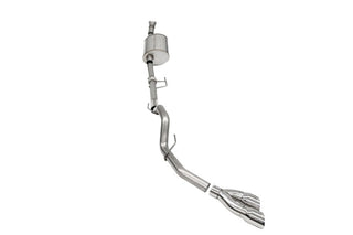 Corsa 2021-2025 Ford F-150 SuperCab/6.5in Bed 3.5L V6 Sport Cat-Back Single Side Exit-Polished
