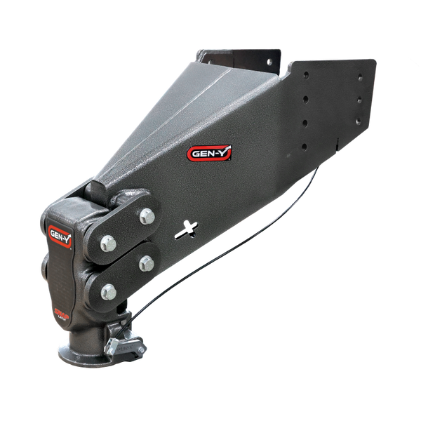 Gen-Y Executive Torsion-Flex Auto Rhino 5th Wheel Pin Box Rep w/Gooseneck 2-5/16in Coupler