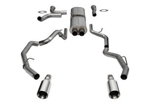Corsa 25-26 RAM 1500 RHO Crew Cab 3.0L Turbo Cat-Back Dual Rear Exit w/ 5in Single Satin Pro Series