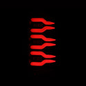 AlphaRex 02-06 Dodge Ram1500/03-06 Dodge Ram 2500/3500 Truck LUXX-Series LED Tail Lights Alpha-Black