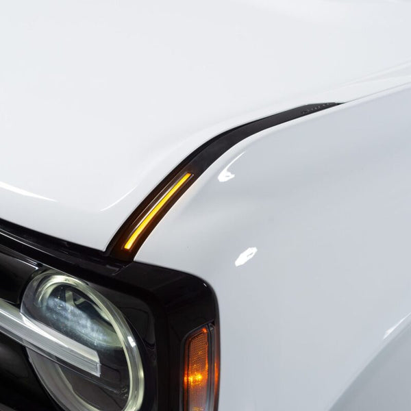 Putco 22-24 Ford Bronco Luminix DRL LED Light Hood Limb Riser (Factory Hood Side Hinge Replacements)