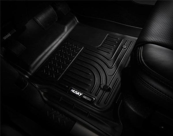 Husky Liners 10-12 Ford Fusion/Lincoln MKZ (FWD) WeatherBeater Combo Black Floor Liners
