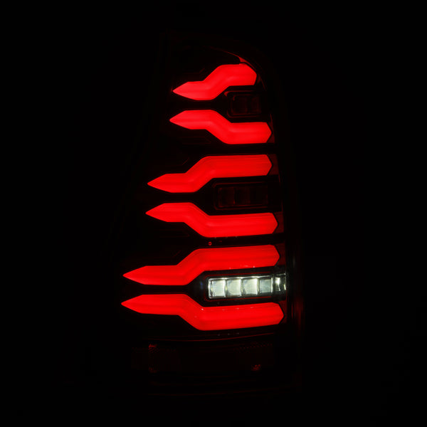 AlphaRex 03-09 Toyota 4Runner LUXX-Series LED Tail Lights- Black