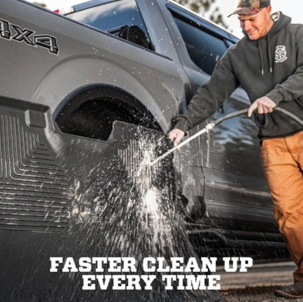 Husky Liners 21-24 Ford F-150 SuperCrew Weatherbeater Black Front & 2nd Seat Floor Liners