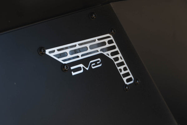 DV8 Offroad 21-25 Ford Bronco Rear Aluminum Inner Fenders - Black
