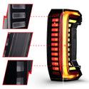 ANZO 22-24 Toyota Tundra Z-Series Full LED Tail Lights Smoke Lens Init/SeqSig- Pair