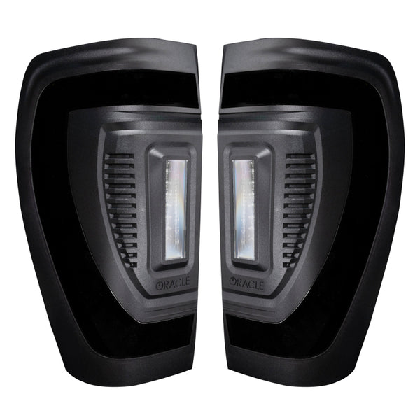Oracle 19-23 GMC Sierra Black Series Flush Style LED Tail Lights - Factory Halogen