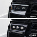 Form Lighting 2019-2024 Ram 1500 Sequential LED Projector Headlights (Pair)