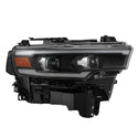 AlphaRex 25-26 Dodge Ram 1500 Luxx LED Proj Headlights -Black w/Activ Lit/ Seq Signal/Switchbk DRL