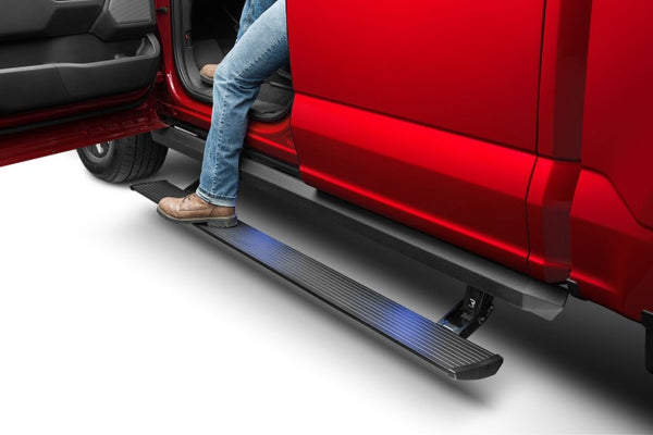 AMP Research 19-22 Ram 1500 Crew Cab PowerStep XL - Black (Incl OEM Style Illumination)