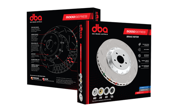 DBA 11-17 Jeep Grand Cherokee Trackhawk (6.2L V8) 5000 Series Slotted Front Rotor Ring