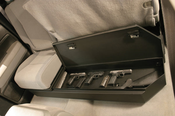 Tuffy 07-21 Toyota Tundra Double Cab Underseat Lockbox W/ Keyed Lock