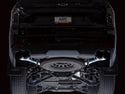 AWE Tuning 2021+ GMC Tahoe/Yukon 5.3L 0FG Split Rear Exit Catback Exhaust - Quad Diamond Blk Tips