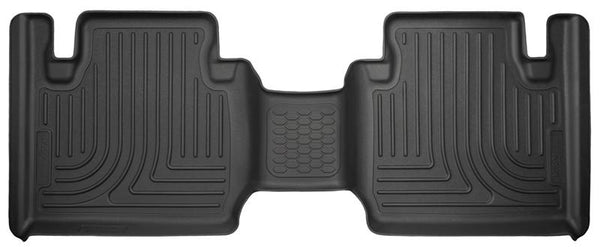 Husky Liners 12-15 Toyota Tacoma Extended Cab WeatherBeater Second Row Black Floor Liners