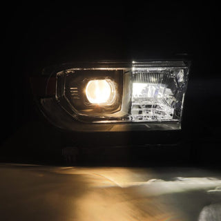 AlphaRex 07-13 Toyota Tundra / 08-17 Sequoia LUXX LED Proj HL Chrome w/Actv Light / Seq. Sig + DRL