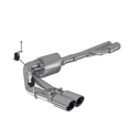 MBRP 2019+ Chevrolet Silverado 1500 4.5L/5.3L Pre-Axle Dual Side Exit w/ 4in OD Tip - AL