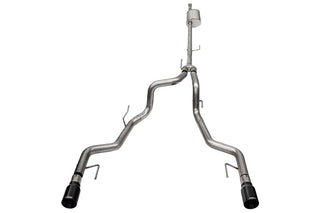 Corsa 2022-2025 Ford F-150 SuperCrew/5.5ft Bed 5.0L V8 Sport Cat-Back Dual Rear Exit-Black PVD