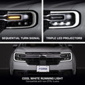 Form Lighting 22-24 Ford Maverick Sequential LED Projector Headlights (Pair)