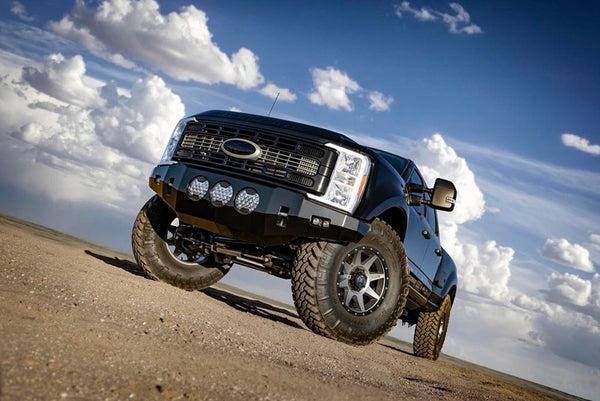 ICON 08-Up Ford F-250/F-350 FSD Track Bar Bump Steer Bracket Kit (for Lift Between 2.5in-4.5in)