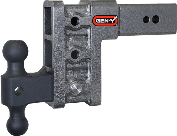 Gen-Y Mega Duty 3in Shank 6in Drop 3.5K TW 32K Hitch w/GH-0161 Dual-Ball