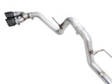 AWE 21+ Ford F150 Dual Side Exit Cat-Back Exhaust - 4.5in Diamond Black Tips *For Stock Y-Pipe Only