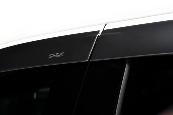Husky Liners 15-25 Ford F-150 CC & 17-25 F-250/350/450 SD CC Ventvisor Low Pro (4pc) - Matte Blk