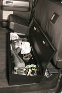 Tuffy Ford F150 Supercrew W/ Subwoofer Underseat Lockbox 2/3 Length W/ Keyed Lock For